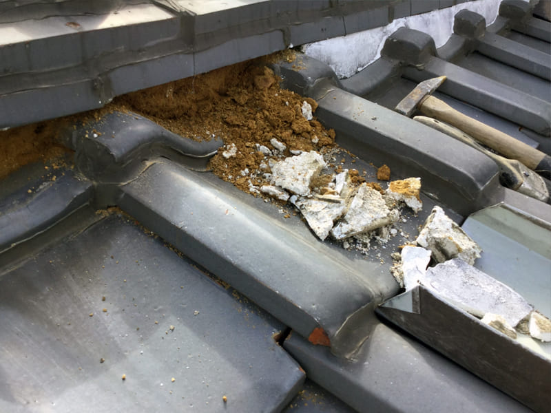 漆喰補修・塗り替え